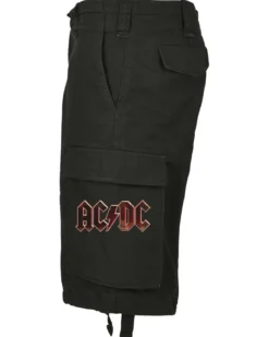 AC/DC vintage reisitaskushortsit - Musta