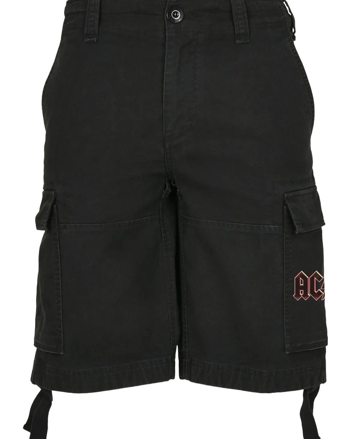 AC/DC vintage reisitaskushortsit - Musta