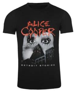 Alice Cooper Detroit stories t-paita - Musta