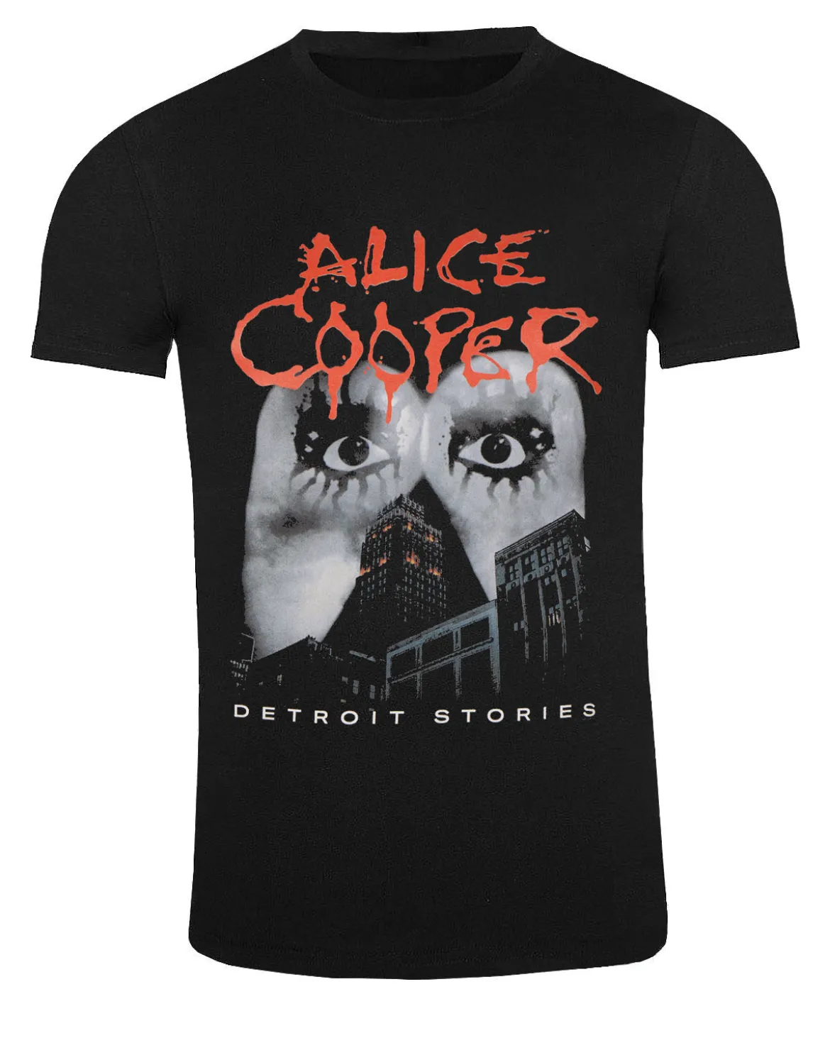 Alice Cooper Detroit stories t-paita - Musta