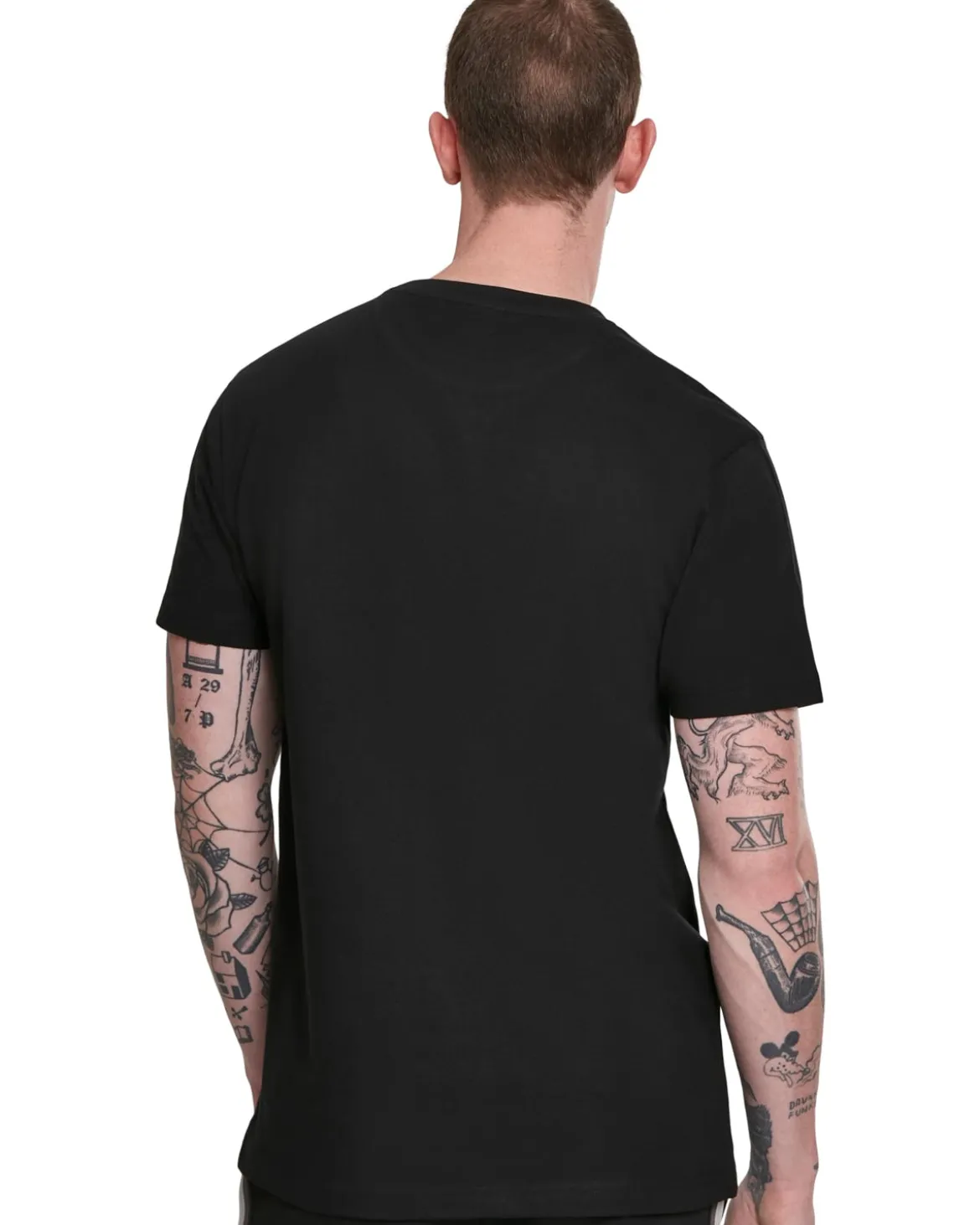 Basic t-paita 3-pack - Valkoinen/Musta