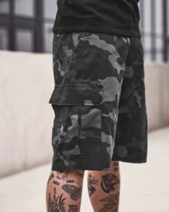 BDU Ripstop reisitaskushortsit - Harmaa camo