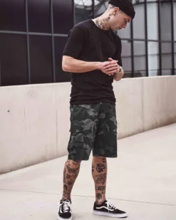BDU Ripstop reisitaskushortsit - Harmaa camo