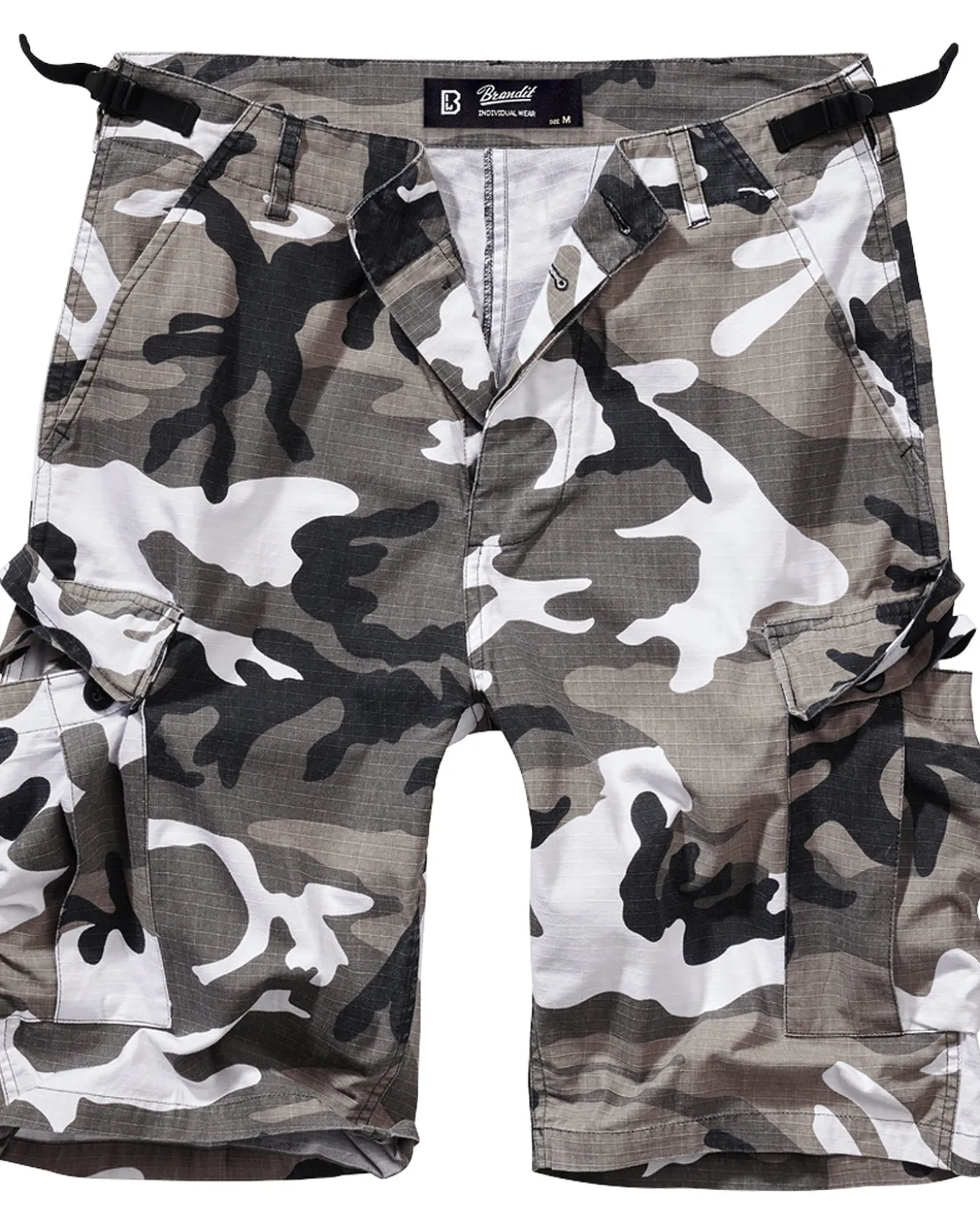 BDU Ripstop reisitaskushortsit - Valkoinen camo