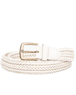 Braided kangasvyö - Vaalea Beige