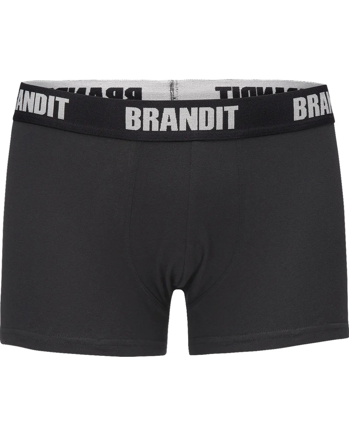 Brandit logo bokserit 2-pack - Camo & Musta