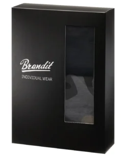 Brandit logo bokserit 2-pack - Camo & Musta