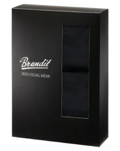 Brandit logo bokserit 2-pack - Musta & Musta