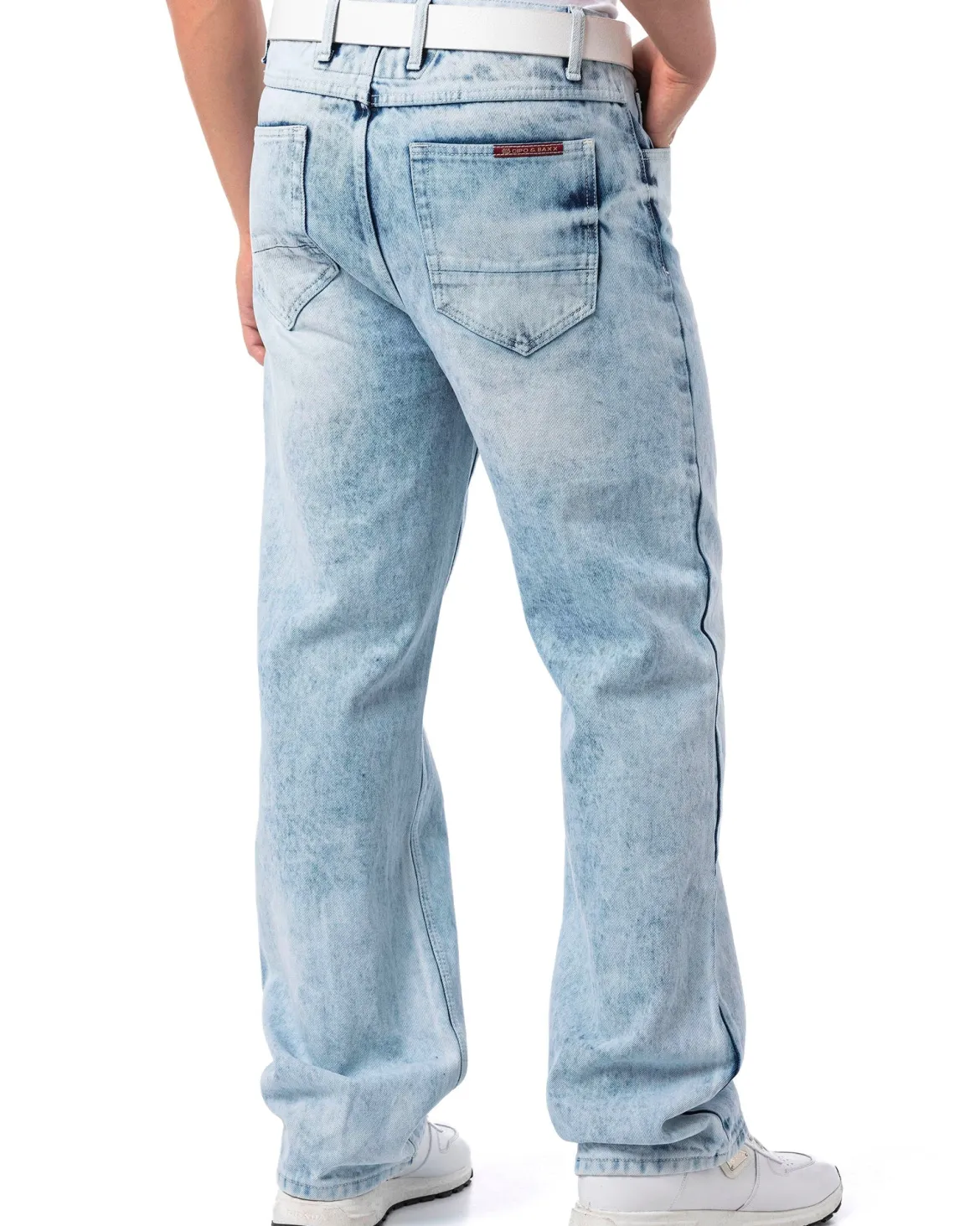 CD903 Milan baggy farkut - Vaaleansininen