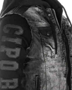 CJ155 Kevin farkkutakki - Musta