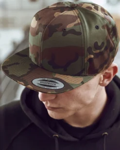 Classic snapback - Vihreä camo