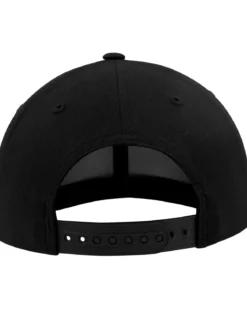 Curved classic snapback - Musta