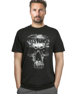 Disturb skull t-paita - Musta