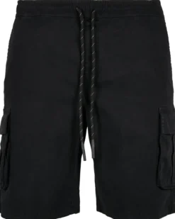 Drawstring reisitaskushortsit - Musta