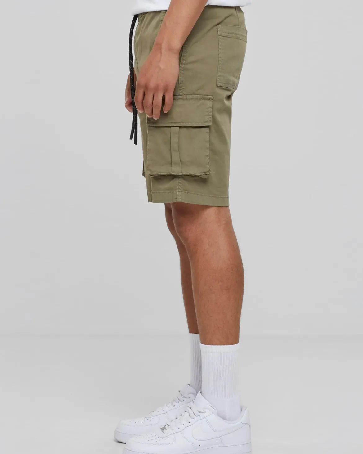 Drawstring reisitaskushortsit - Vihreä