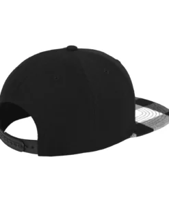 Flanelli snapback - Musta/Valkoinen