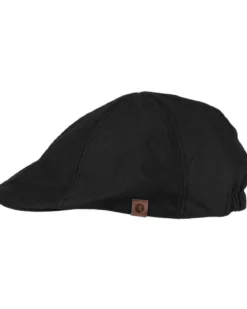 Flat Cap Bamboo - Musta