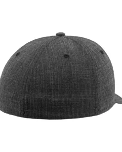 Flexfit fine melange lippis - Tummanharmaa