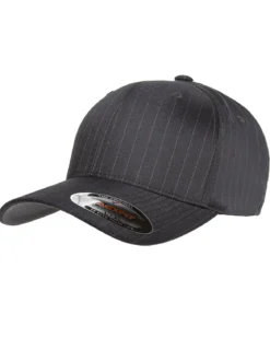 Flexfit pinstripe lippis - Musta