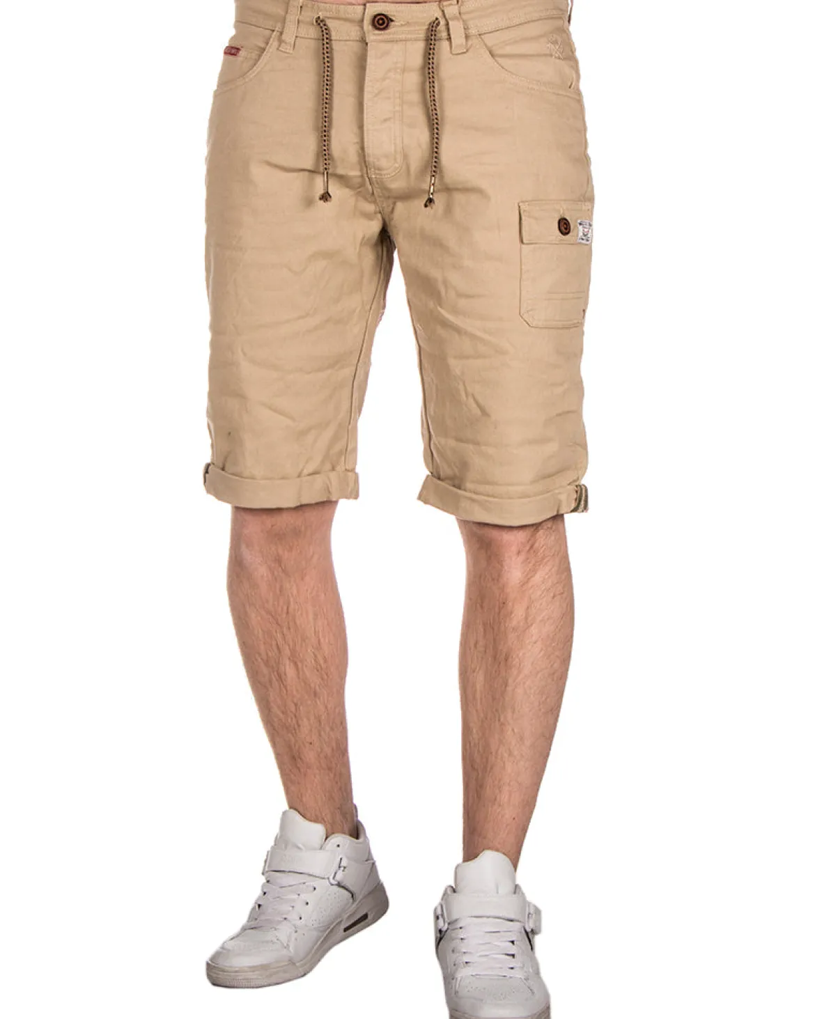 Frizzy bermuda shortsit - Beige