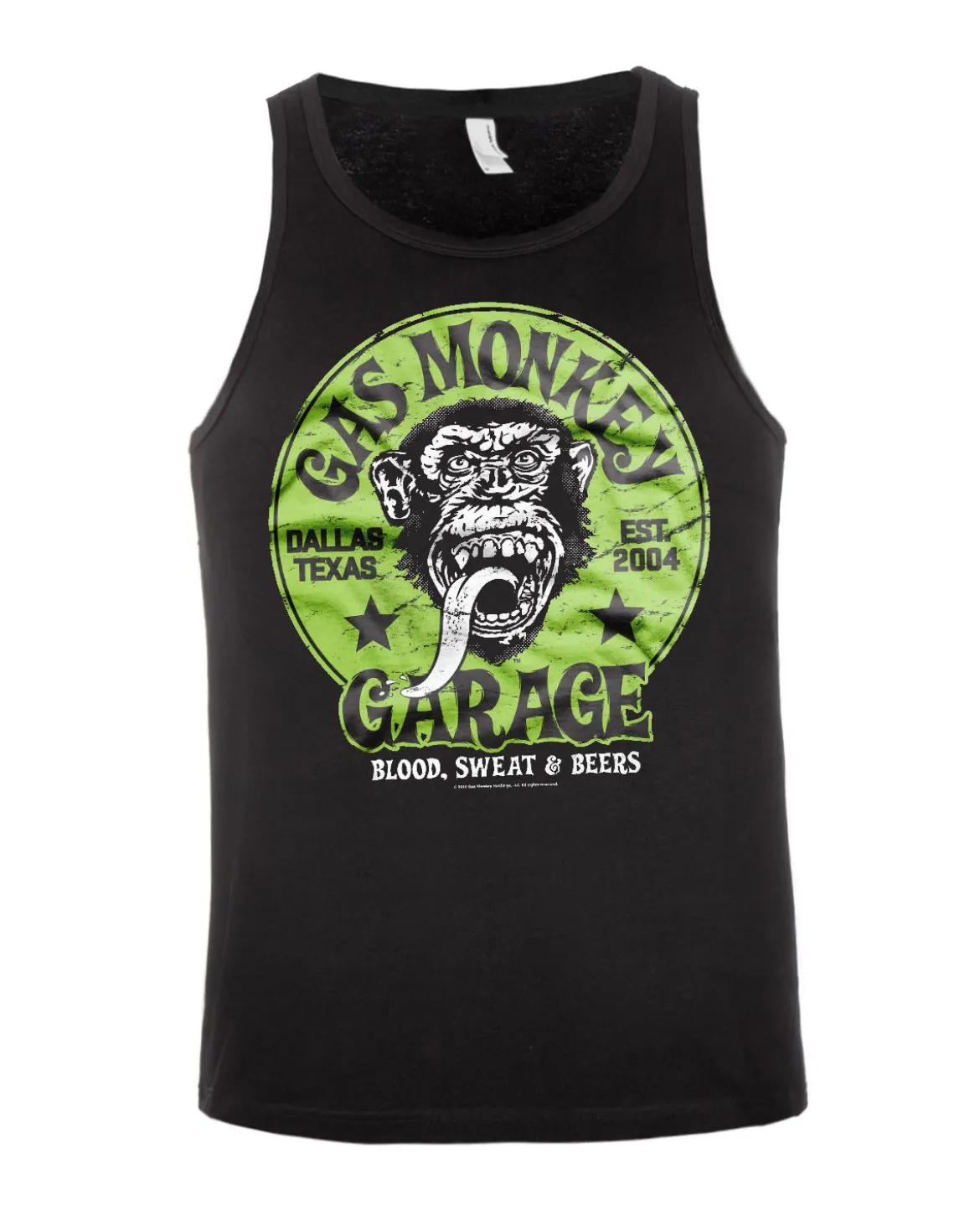 Gas monkey hihaton - Musta/Vihreä