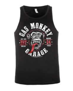 Gas monkey round seal hihaton - Musta/Valkoinen