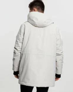 Hooded heavy parkatakki - Beige