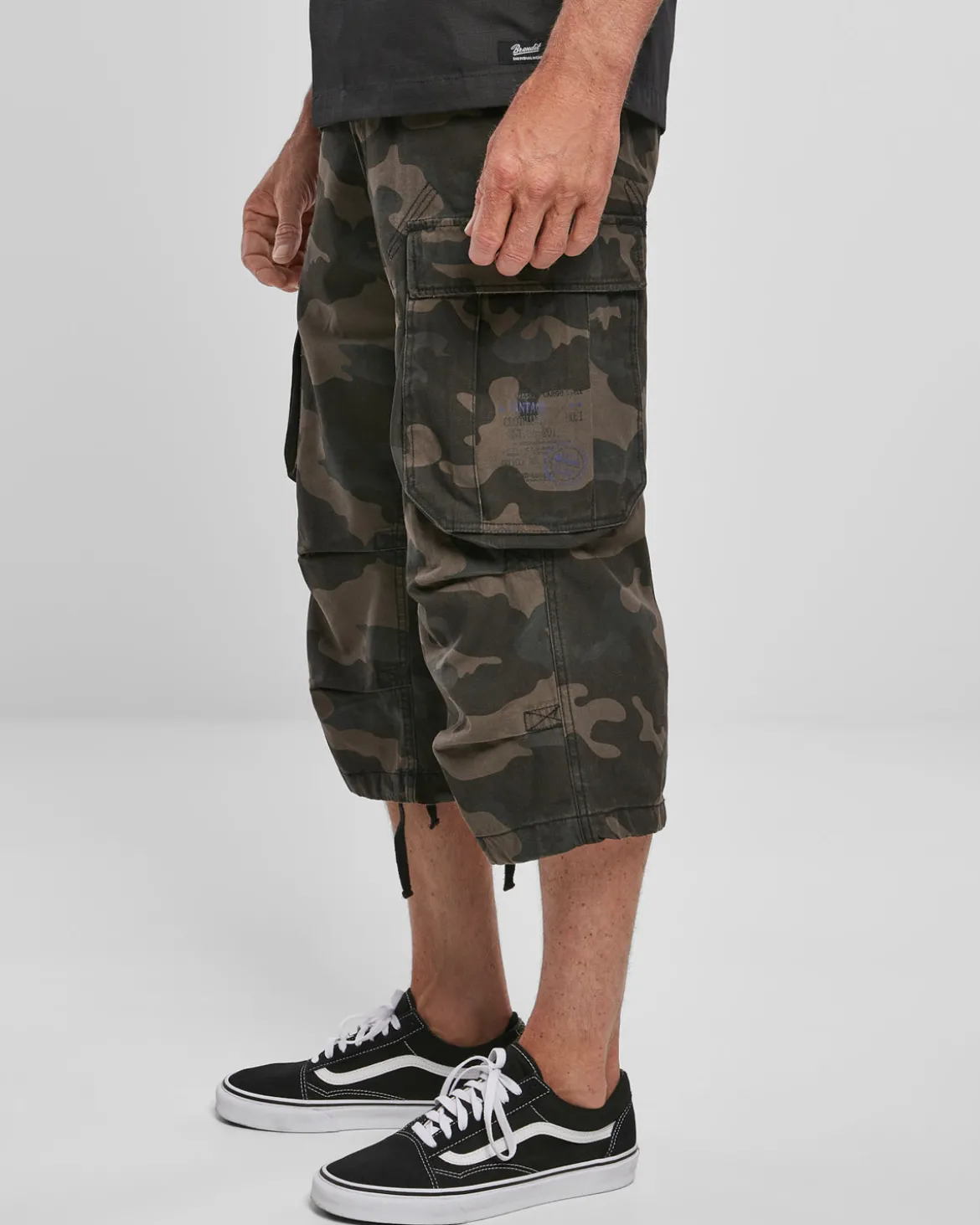 Industry 3/4 reisitaskushortsit - Tumma Camo