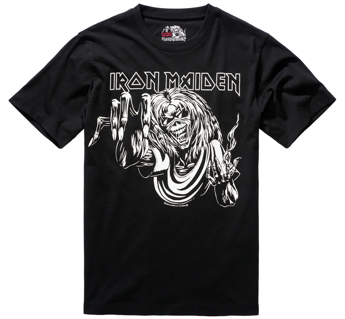 Iron Maiden Eddy Glow t-paita - Musta