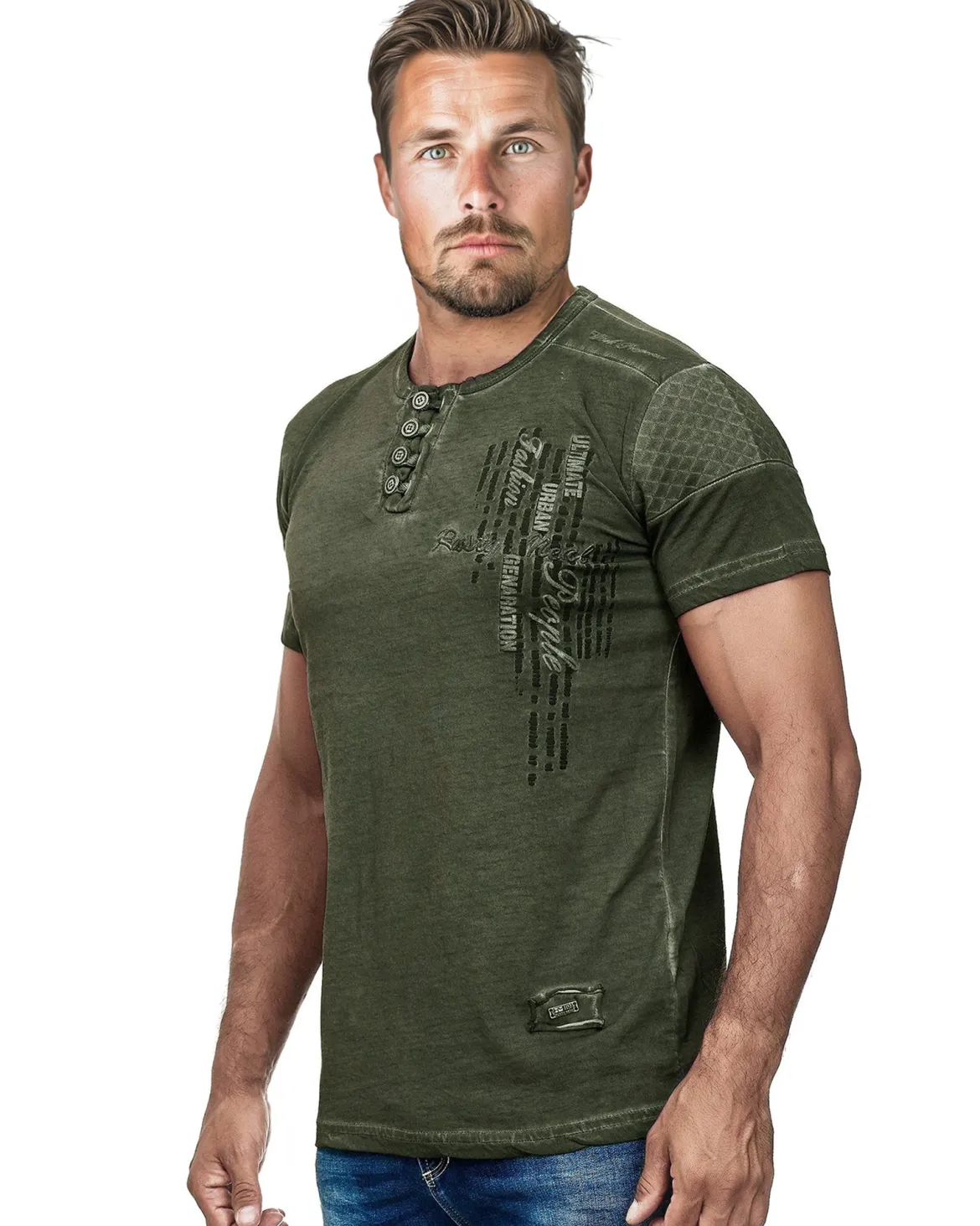 Kenneth t-paita - Khaki