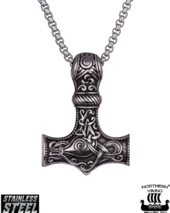 Knotwork Thorin Vasara kaulakoru - Teräs