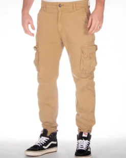 Max reisitaskuhousut - Beige