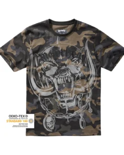 Motörhead warping t-paita - Tumma camo