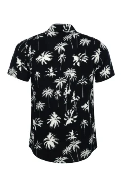 Palms kauluspaita - Musta