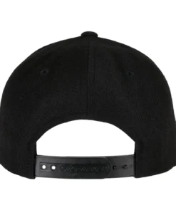 Premium curved snapback - Musta