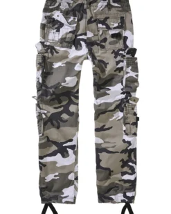Pure slim reisitaskuhousut - Valkoinen camo