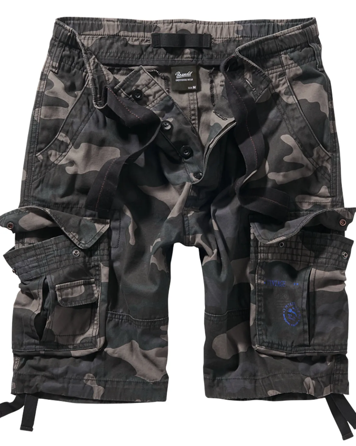 Pure vintage reisitaskushortsit - Tumma camo