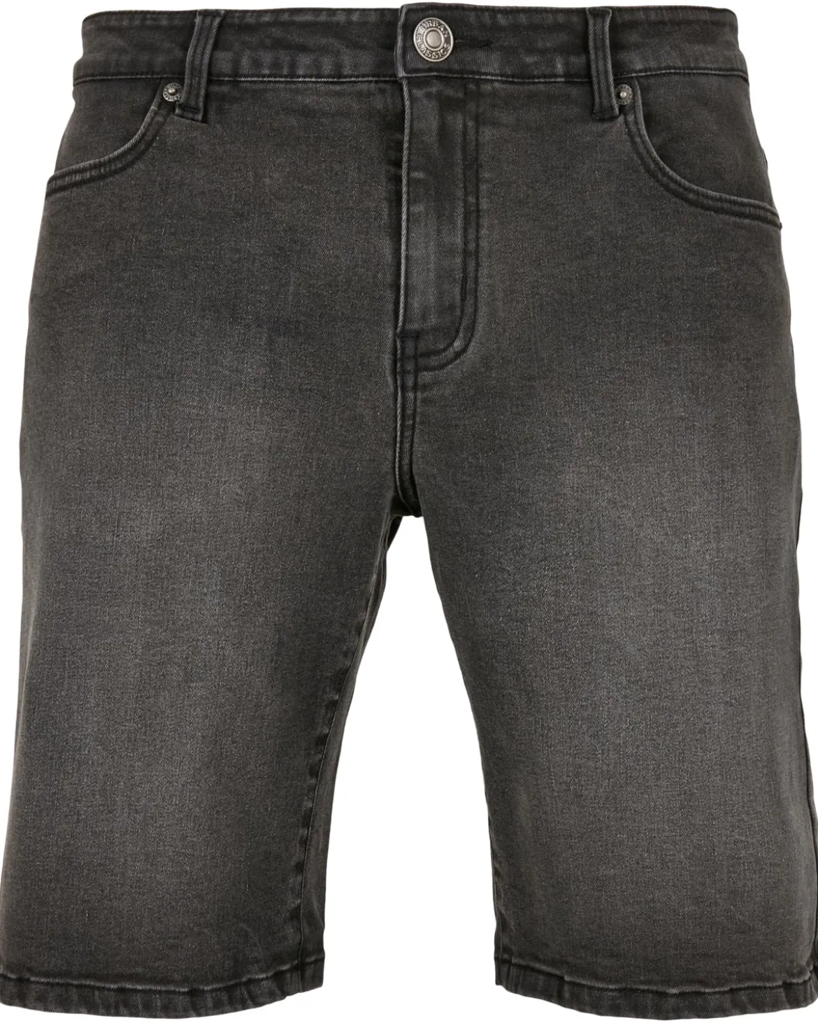 Relaxed fit farkkushortsit - Musta