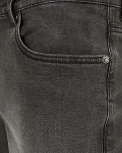 Relaxed fit farkkushortsit - Musta