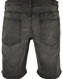 Relaxed fit farkkushortsit - Musta