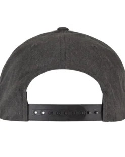 Retro cotton blend snapback - Harmaa