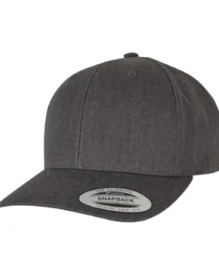 Retro cotton blend snapback - Harmaa