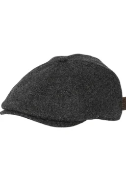 Rocky Gen merino flat cap - Tummanharmaa