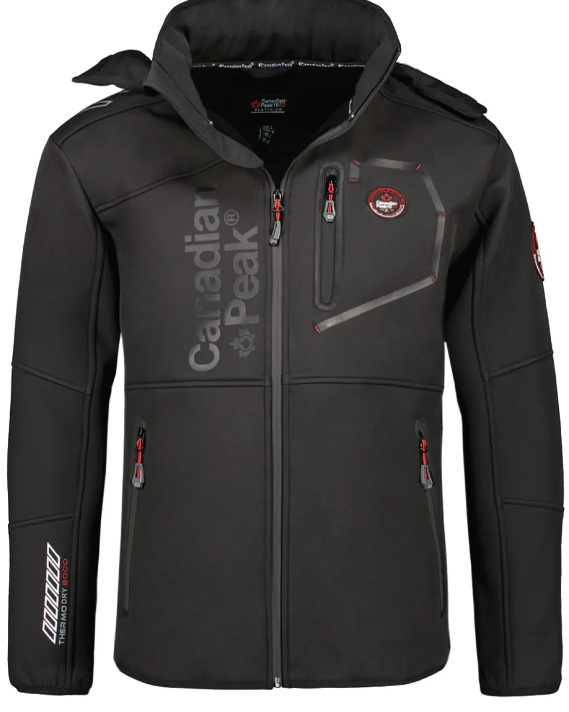 Royteak softshell-takki - Musta/Musta
