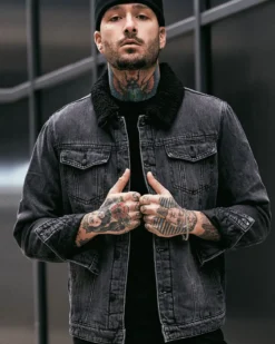 Sherpa farkkutakki - Musta