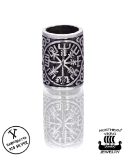 Silver Vegvisir partakoru - Hopea