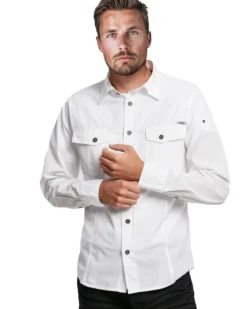 Slim worker kauluspaita - Valkoinen