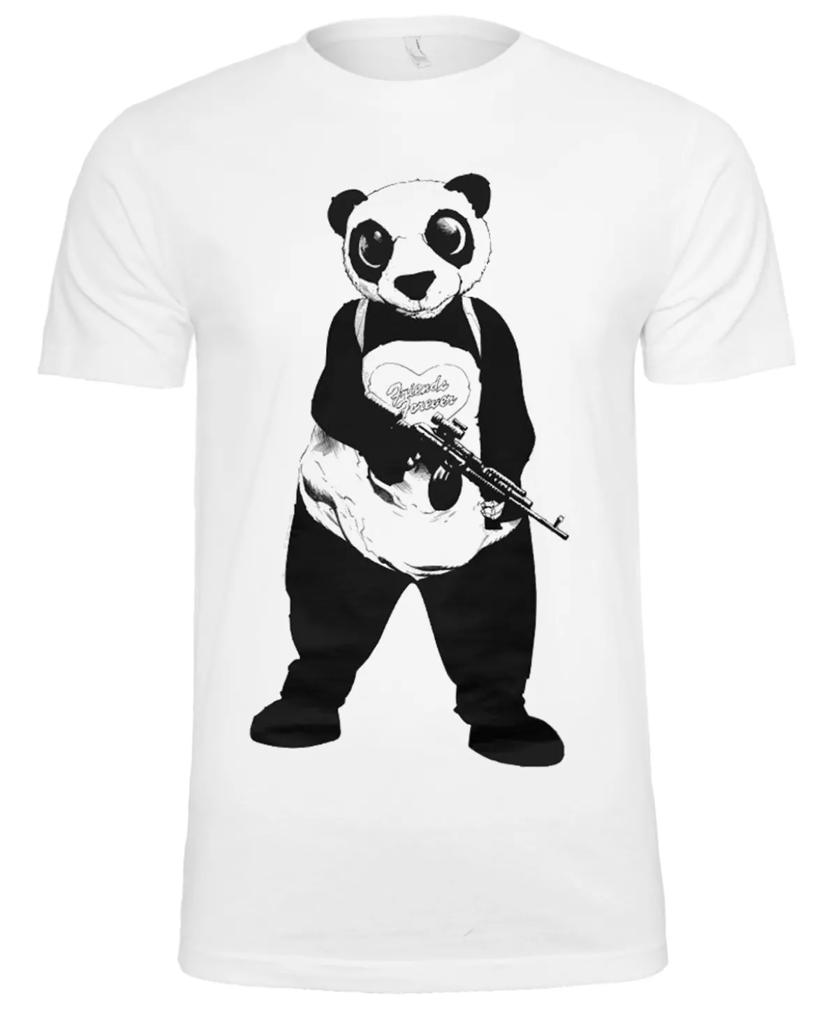 Suicide Squad Panda t-paita - Valkoinen