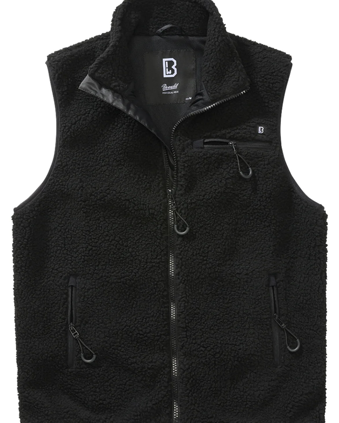 Teddyfleece liivi - Musta