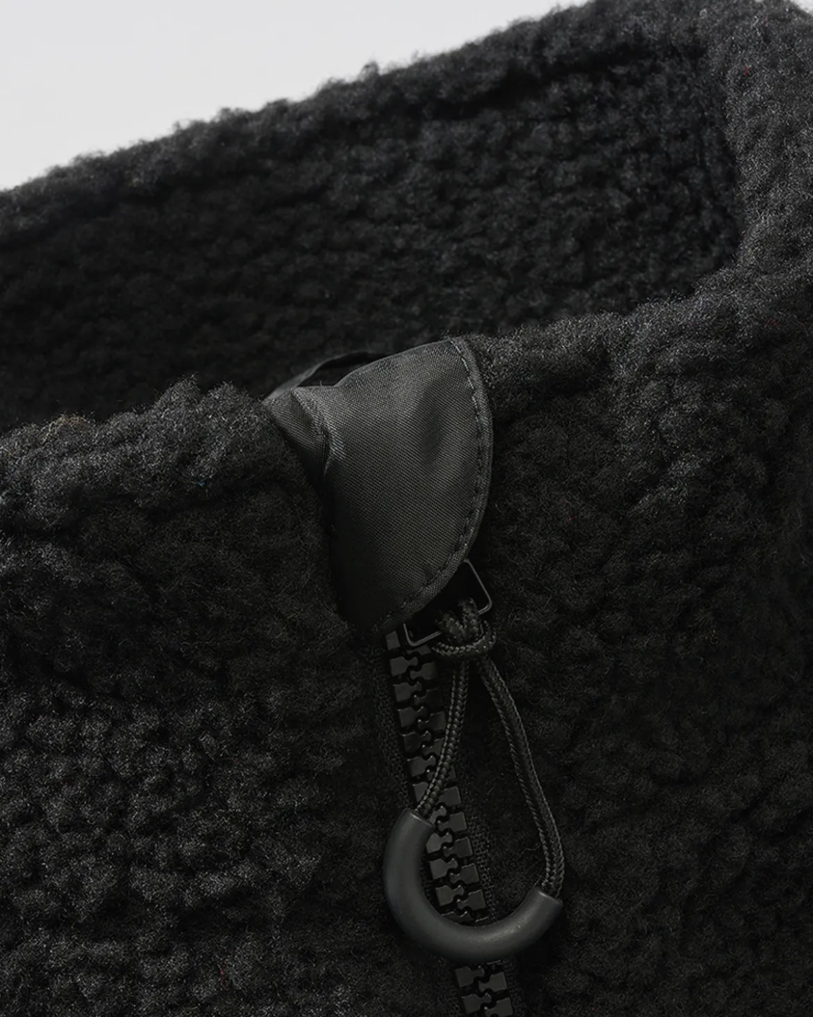 Teddyfleece liivi - Musta